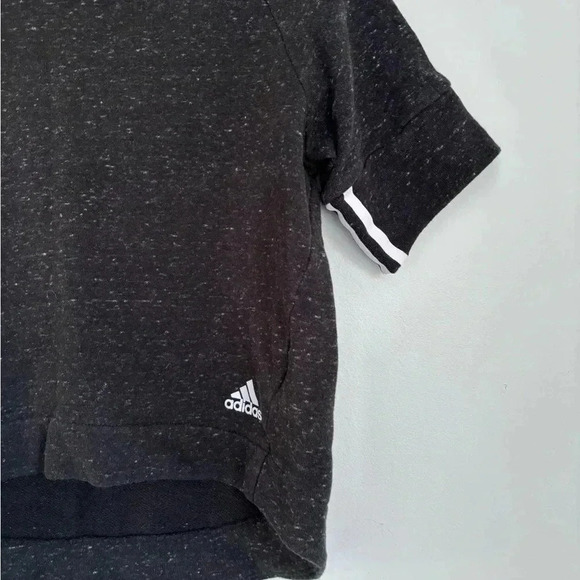 Addidas Short Sleeve High Low Sweatshirt Shirt - Picture 5 of 7
